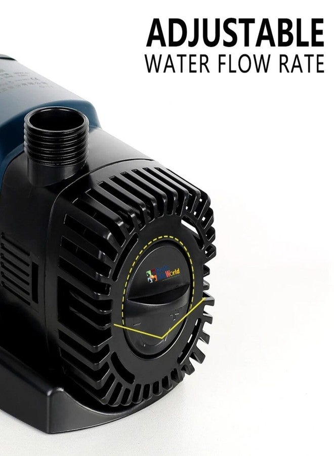 VAYINATO (JTP-3800 | Power : 25W | Output : 3800L/H | Maximum Lifting Height : 3.8M) Adjustable Flow Control Submersible Frequency Variation Energy Saving Pump For Aquairum Fish Tank - Image 4